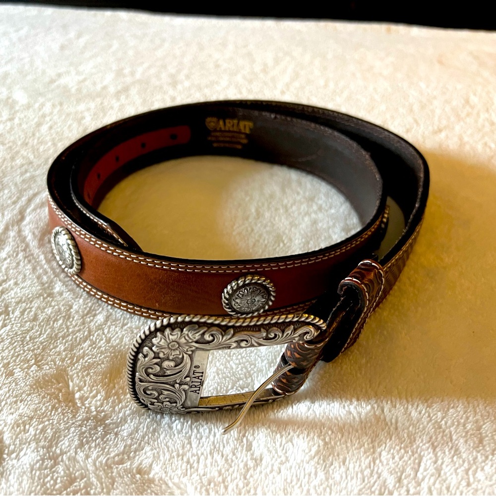 Artiat Leather Western Belt - Size 36